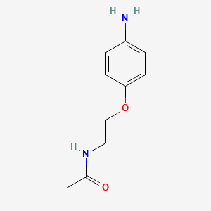 molecular formula C10H14N2O2 B1267279 N-[2-(4-氨基苯氧基)乙基]乙酰胺 CAS No. 22404-15-5