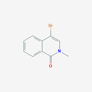 molecular formula C10H8BrNO B1267283 4-溴-2-甲基异喹啉-1(2H)-酮 CAS No. 33930-63-1