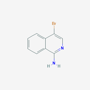 molecular formula C9H7BrN2 B1267284 4-溴异喹啉-1-胺 CAS No. 55270-27-4