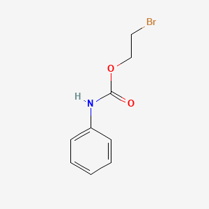 molecular formula C9H10BrNO2 B1267285 2-溴乙基 N-苯基氨基甲酸酯 CAS No. 32353-12-1