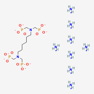 Octaammonium (hexane-1,6-diylbis(nitrilobis(methylene)))tetrakisphosphonate