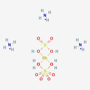 Triammonium tris(sulphato(2-)-O,O')rhodate(3-)