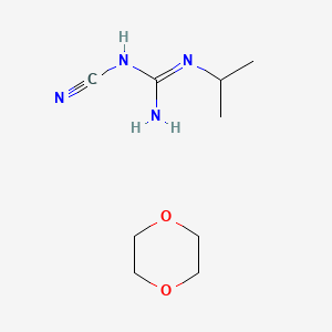 1-Cyano-3-isopropyl-guanidine; 1,4-dioxane