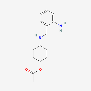 4-(((2-Aminophenyl)methyl)amino)cyclohexyl acetate