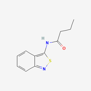 N-(2,1-Benzisothiazol-3-yl)butanamide