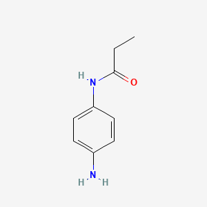 molecular formula C9H12N2O B1267296 N-(4-氨基苯基)丙酰胺 CAS No. 59690-89-0