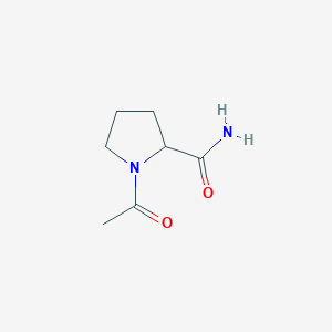 B1267297 1-Acetyl-2-pyrrolidinecarboxamide CAS No. 30130-35-9