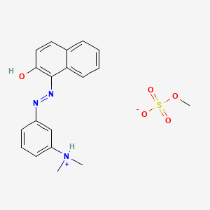 (3-((2-Hydroxynaphthyl)azo)phenyl)dimethylammonium methyl sulphate