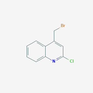 molecular formula C10H7BrClN B1267307 4-Bromomethyl-2-chloroquinoline CAS No. 137354-54-2