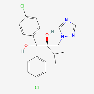 1,2-Butanediol, 1,1-bis(4-chlorophenyl)-3-methyl-2-(1H-1,2,4-triazol-1-ylmethyl)-, (2R)-