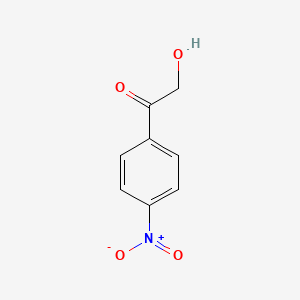molecular formula C8H7NO4 B1267310 2-羟基-1-(4-硝基苯基)乙酮 CAS No. 64611-67-2