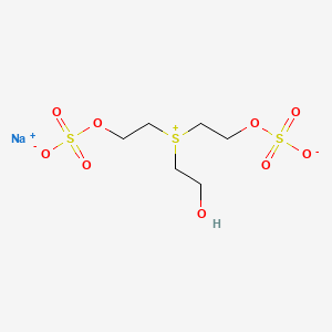 Sodium 2-((2-hydroxyethyl)(2-(sulphonatooxy)ethyl)sulphonio)ethyl sulphate