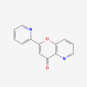 4H-Pyrano(3,2-b)pyridin-4-one, 2-(2-pyridinyl)-