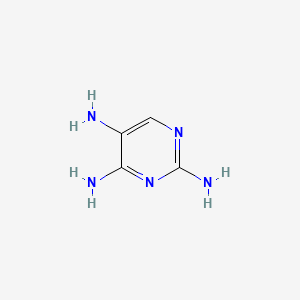 B1267316 Pyrimidine-2,4,5-triamine CAS No. 3546-50-7