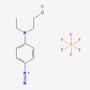 4-(Ethyl(2-hydroxyethyl)amino)benzenediazonium hexafluorophosphate