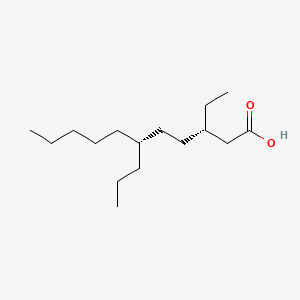 (3S,6R)-3-ethyl-6-propylundecanoic acid