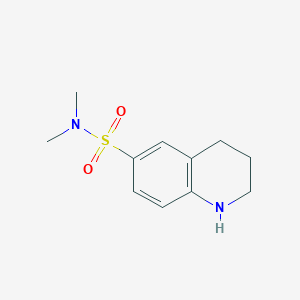 molecular formula C11H16N2O2S B1267326 N,N-二甲基-1,2,3,4-四氢喹啉-6-磺酰胺 CAS No. 5455-83-4