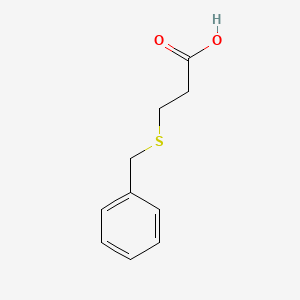B1267328 3-(Benzylthio)propanoic acid CAS No. 2899-66-3