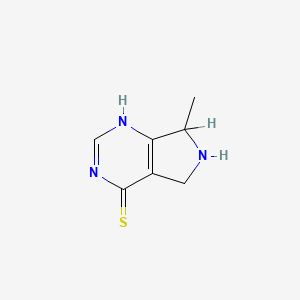 7-Methyl-6,7-dihydro-5H-pyrrolo(3,4-d)pyrimidin-4-yl hydrosulfide