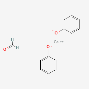 Phenol-formaldehyde resin, calcium salt