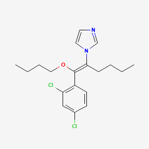 1H-Imidazole, 1-(1-(butoxy(2,4-dichlorophenyl)methylene)pentyl)-