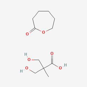 3-Hydroxy-2-(hydroxymethyl)-2-methylpropanoic acid;oxepan-2-one