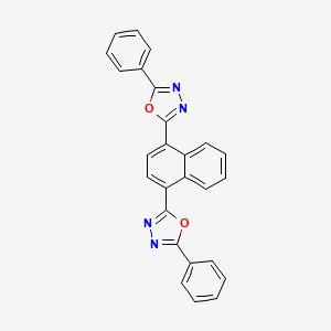 2,2'-(Naphthalene-1,4-diyl)bis(5-phenyl-1,3,4-oxadiazole)