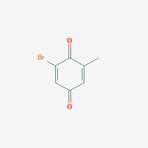 B1267339 2-Bromo-6-methylcyclohexa-2,5-diene-1,4-dione CAS No. 6293-55-6