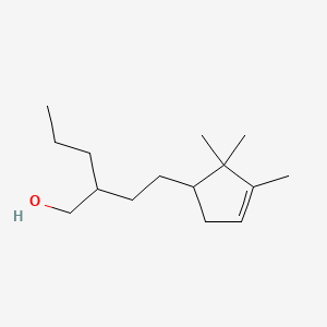 2,2,3-Trimethyl-beta-propylcyclopent-3-ene-1-butanol