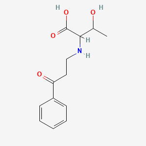 N-(3-Oxo-3-phenylpropyl)-DL-threonine