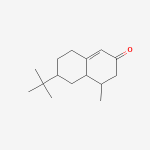 6-(1,1-Dimethylethyl)-4,4a,5,6,7,8-hexahydro-4-methylnaphthalen-2(3H)-one