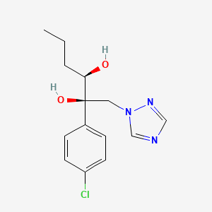 2,3-Hexanediol, 2-(4-chlorophenyl)-1-(1H-1,2,4-triazol-1-yl)-, (2R,3R)-