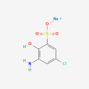 Sodium 3-amino-5-chloro-2-hydroxybenzenesulphonate