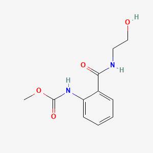 Methyl (2-(((2-hydroxyethyl)amino)carbonyl)phenyl)-carbamate