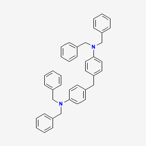 molecular formula C41H38N2 B12673605 N,N'-(Methylenedi-4,1-phenylene)bis(dibenzylamine) CAS No. 69595-64-8