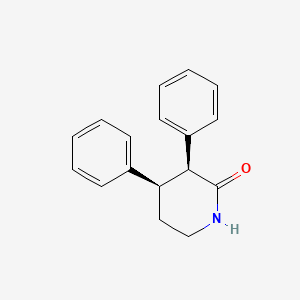 2-Piperidinone, 3,4-diphenyl-, cis-