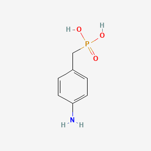 molecular formula C7H10NO3P B1267361 4-氨基苄基膦酸 CAS No. 5424-27-1