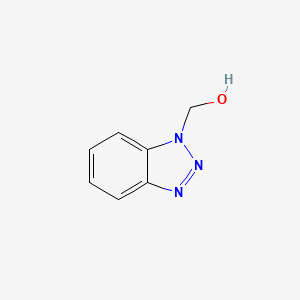 molecular formula C7H7N3O B1267369 1H-苯并三唑-1-甲醇 CAS No. 28539-02-8