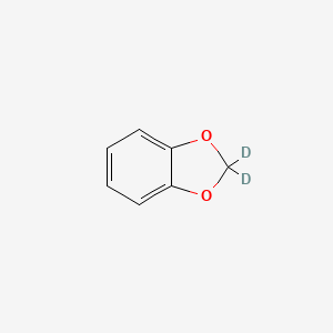 molecular formula C7H6O2 B12673712 1,2-(Methylene-d2-dioxy)benzene CAS No. 14049-42-4