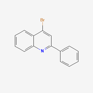 molecular formula C15H10BrN B1267373 4-溴-2-苯基喹啉 CAS No. 5427-93-0
