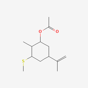 2-Methyl-3-(methylthio)-5-(1-methylvinyl)cyclohexyl acetate