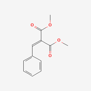molecular formula C12H12O4 B1267379 苯亚甲基丙二酸二甲酯 CAS No. 6626-84-2