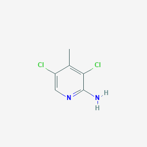 molecular formula C6H6Cl2N2 B1267383 2-氨基-3,5-二氯-4-甲基吡啶 CAS No. 31430-47-4