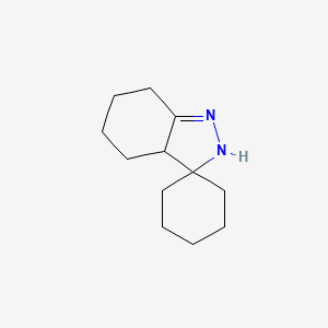 molecular formula C12H20N2 B1267386 2',3a',4',5',6',7'-六氢螺[环己烷-1,3'-吲唑] CAS No. 22122-96-9