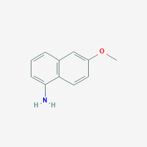 molecular formula C11H11NO B1267390 6-甲氧基萘-1-胺 CAS No. 5302-77-2