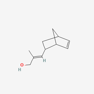 molecular formula C11H16O B12673920 3-(Bicyclo(2.2.1)hept-5-en-2-yl)-2-methylallyl alcohol CAS No. 93917-70-5