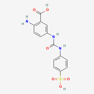 5-((((4-Sulphophenyl)amino)carbonyl)amino)anthranilic acid