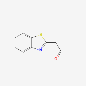 B1267399 1-(1,3-Benzothiazol-2-yl)propan-2-one CAS No. 36874-53-0