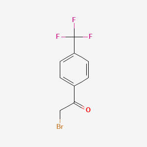 molecular formula C9H6BrF3O B1267407 4-(三氟甲基)苯甲酰溴 CAS No. 383-53-9