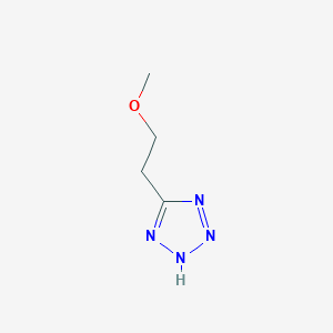 molecular formula C4H8N4O B1267414 5-(2-甲氧基乙基)-1H-四唑 CAS No. 117889-08-4
